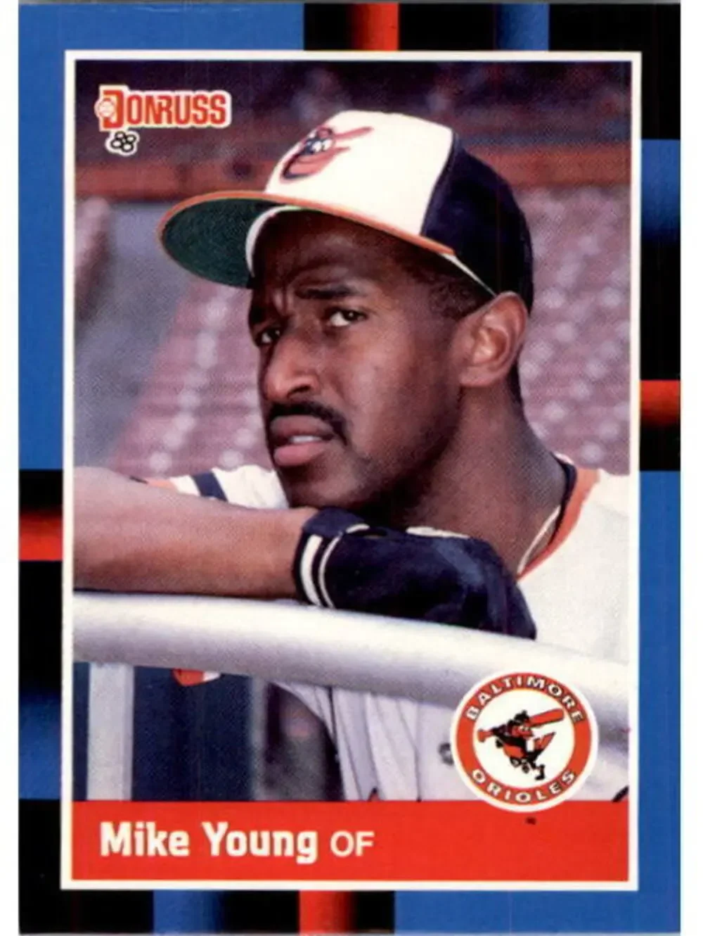 1988 Mike Young Donruss Baseball Card #396